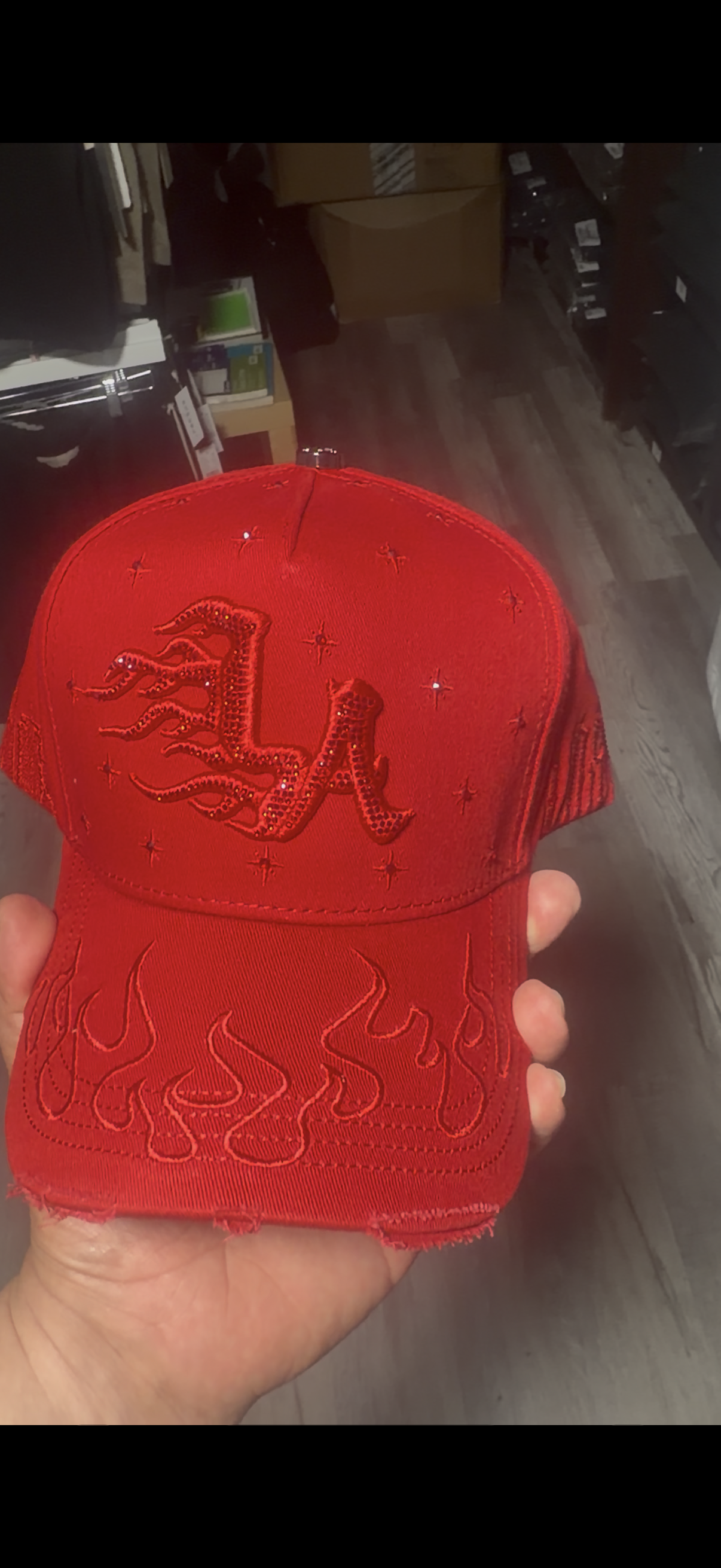 Klan LA hat red