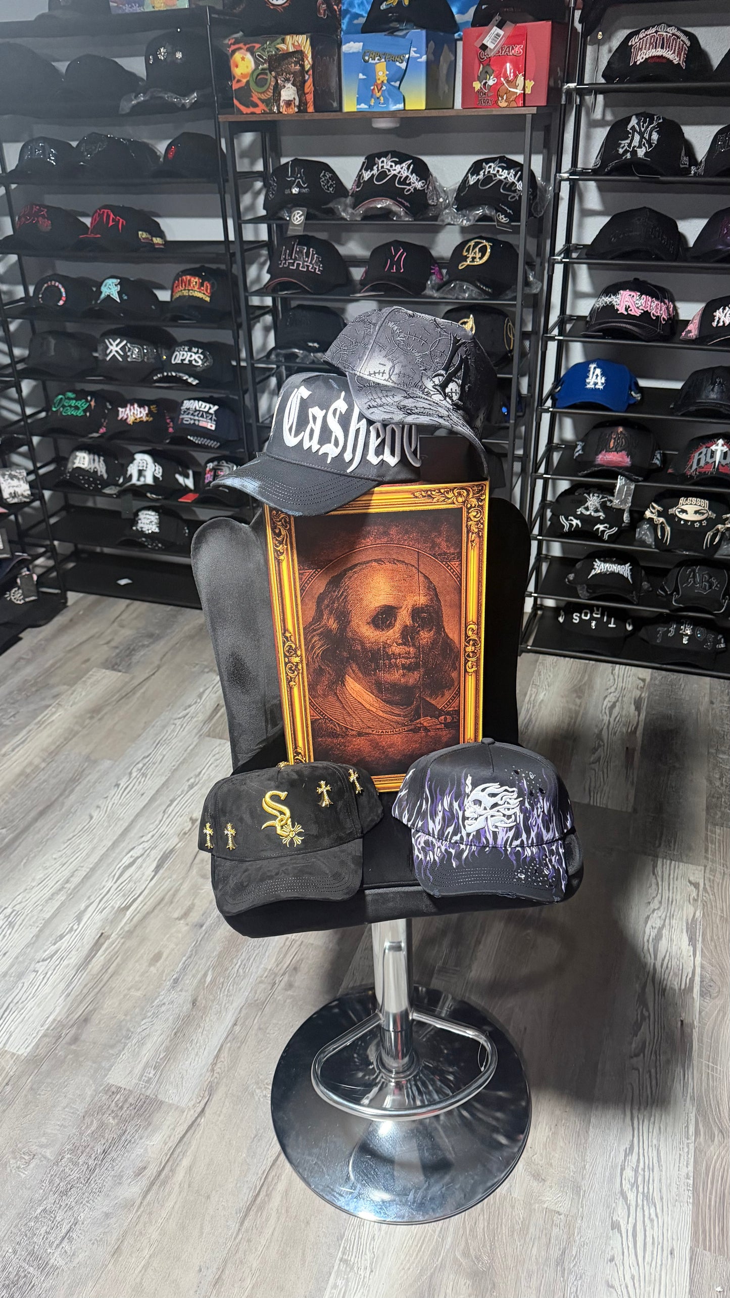 Cash out hats