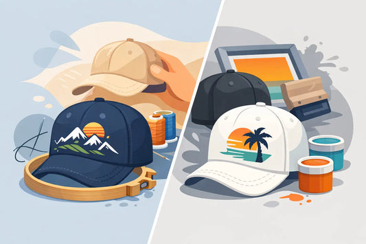 Embroidered Hats vs Printed Hats