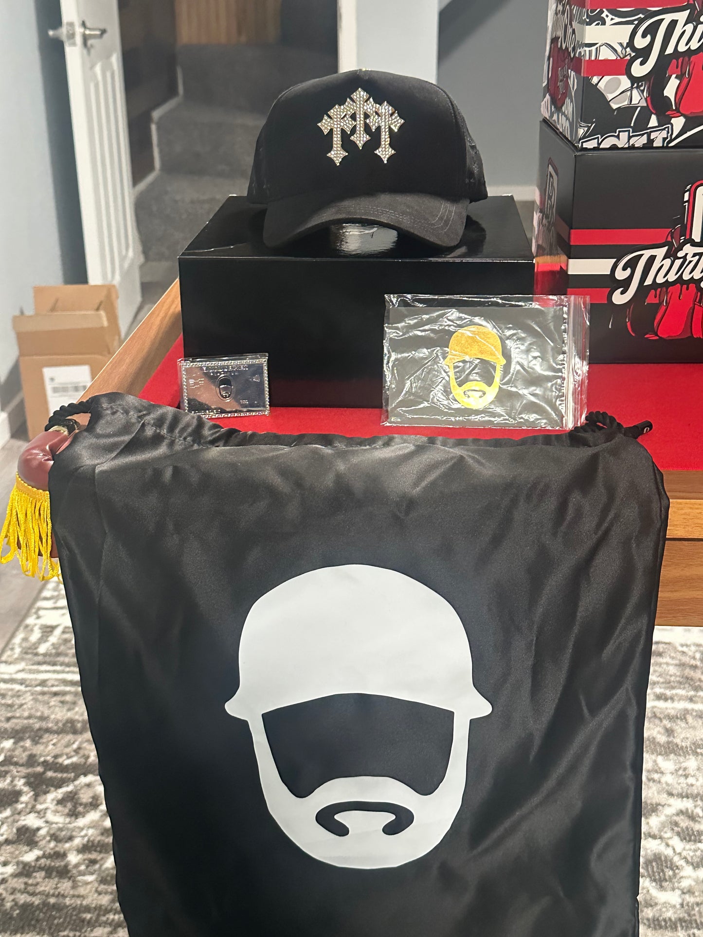 Barbas hat chrome 24k Gold full set