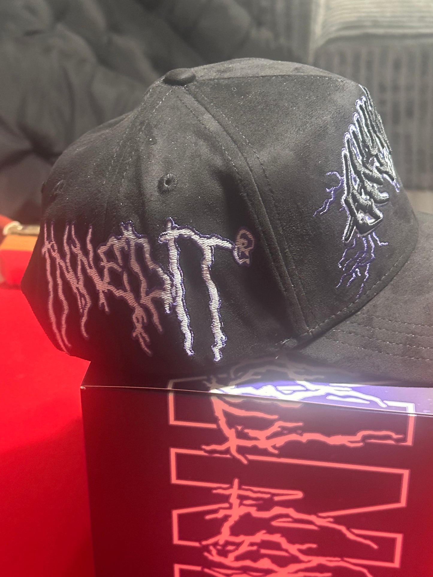 INNEDIT ANYMORE BLACK SNAPBACK HAT FULL SET INNANYMORE BLK