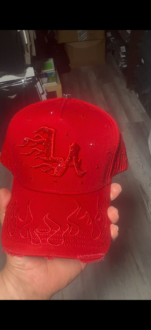 Klan LA hat red