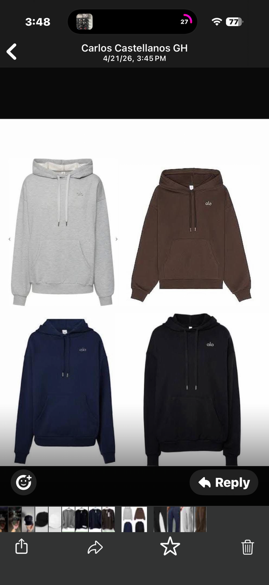 Alo hoodies